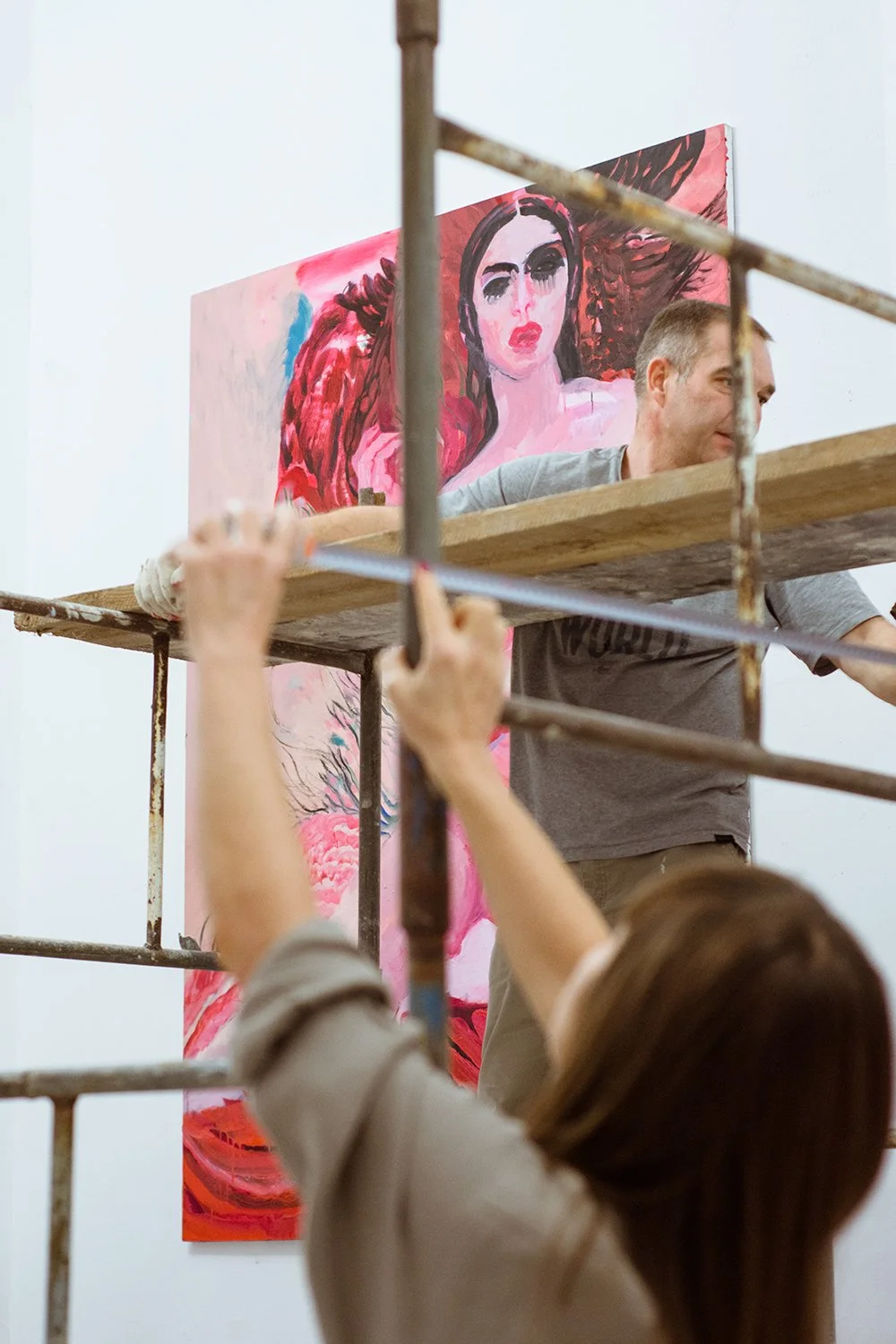Katarzyna Swinarska's exhibition "Howling Sirens" at the Prześwit Gallery, Warsaw. Curator: Karolina Kliszewska