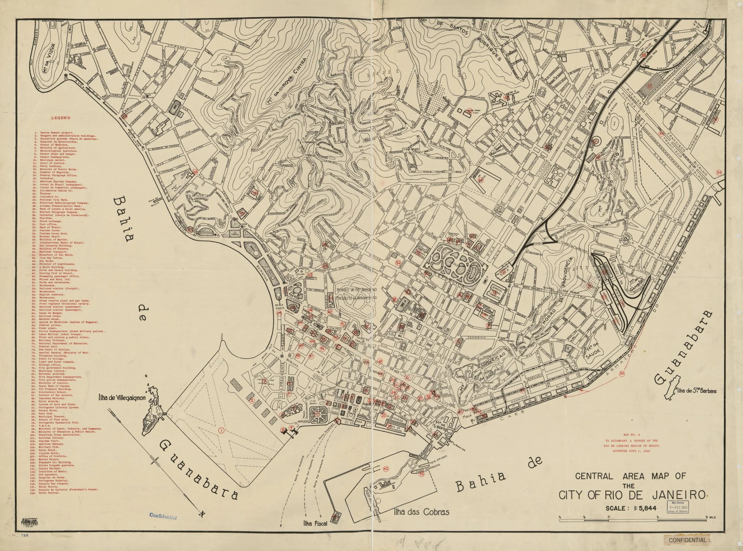 Rio Map 1941