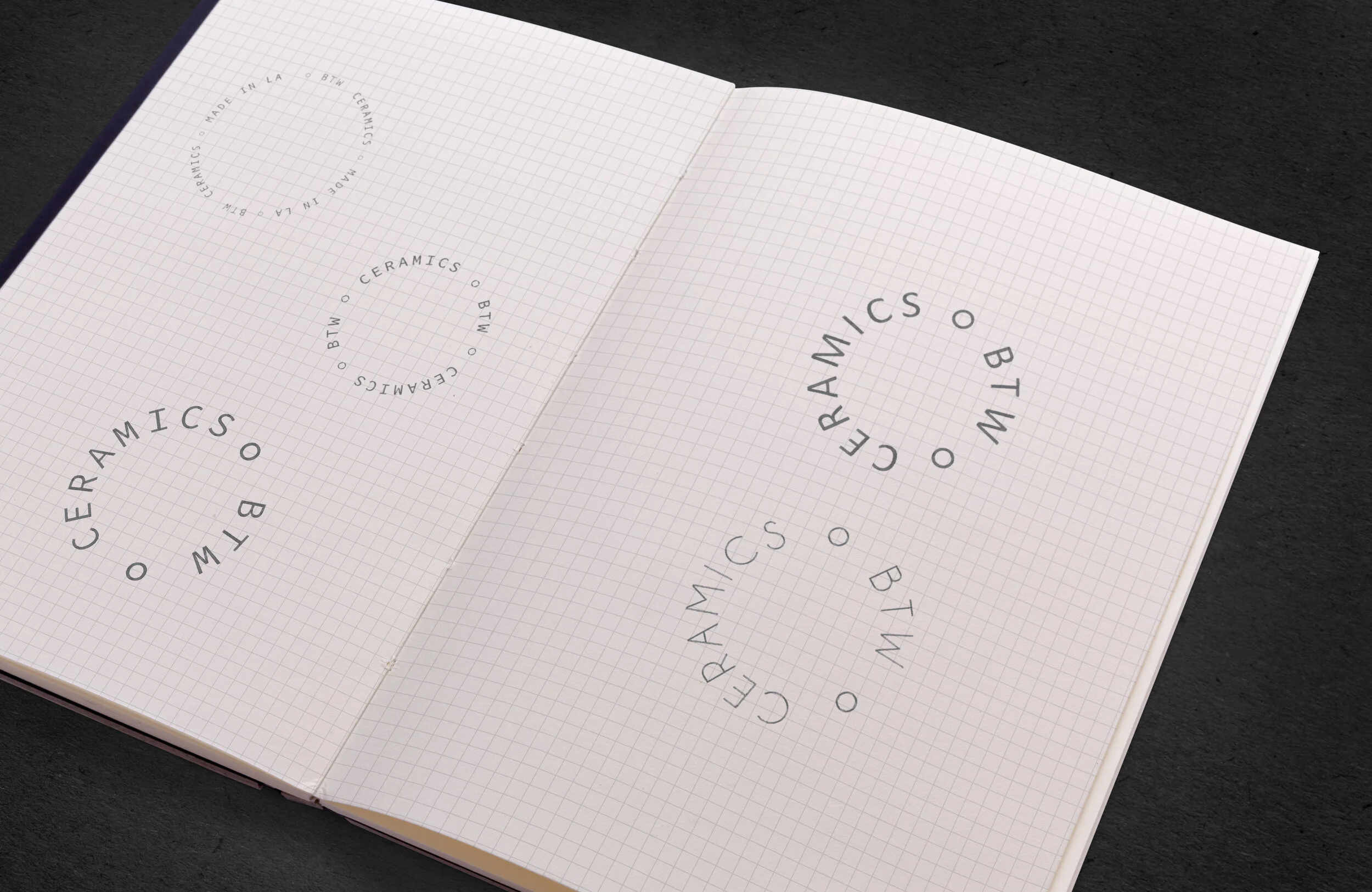  The logo draws inspiration from the circular motion of the wheel, while custom patterns and compositions were created using hand-drawn splatters and brushstrokes, translated digitally to preserve their spontaneity. The system was designed to feel ex