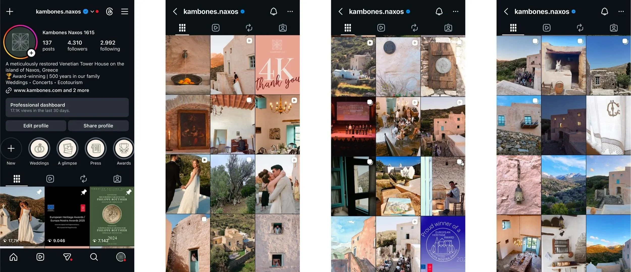  Wedding brochure combining illustration, photography, and soft typography to reflect the intimacy and heritage of Kambones 1615. 