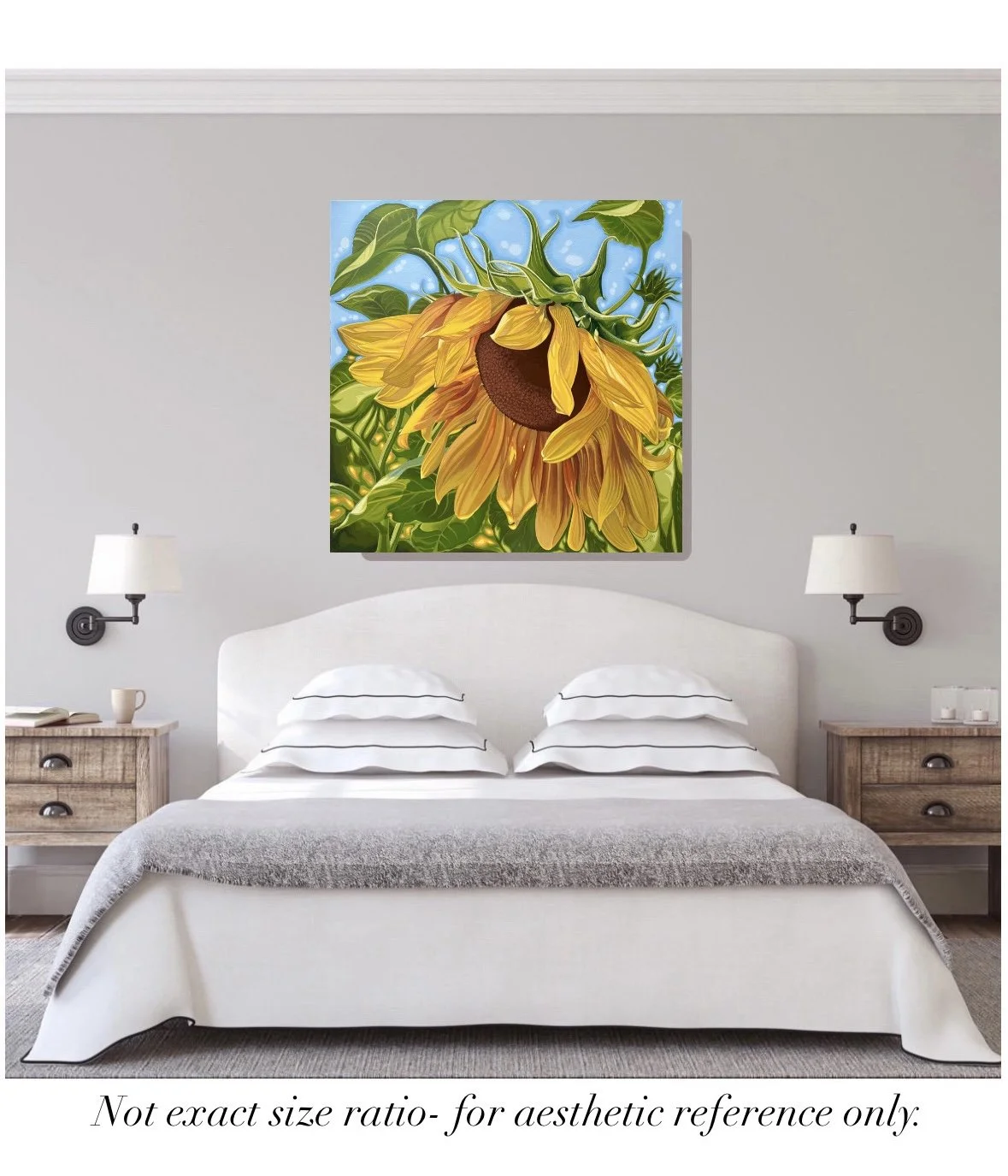 Sun Goddess by Vanya Ryan Acrylic on Stretched Canvas Interior Display.jpg