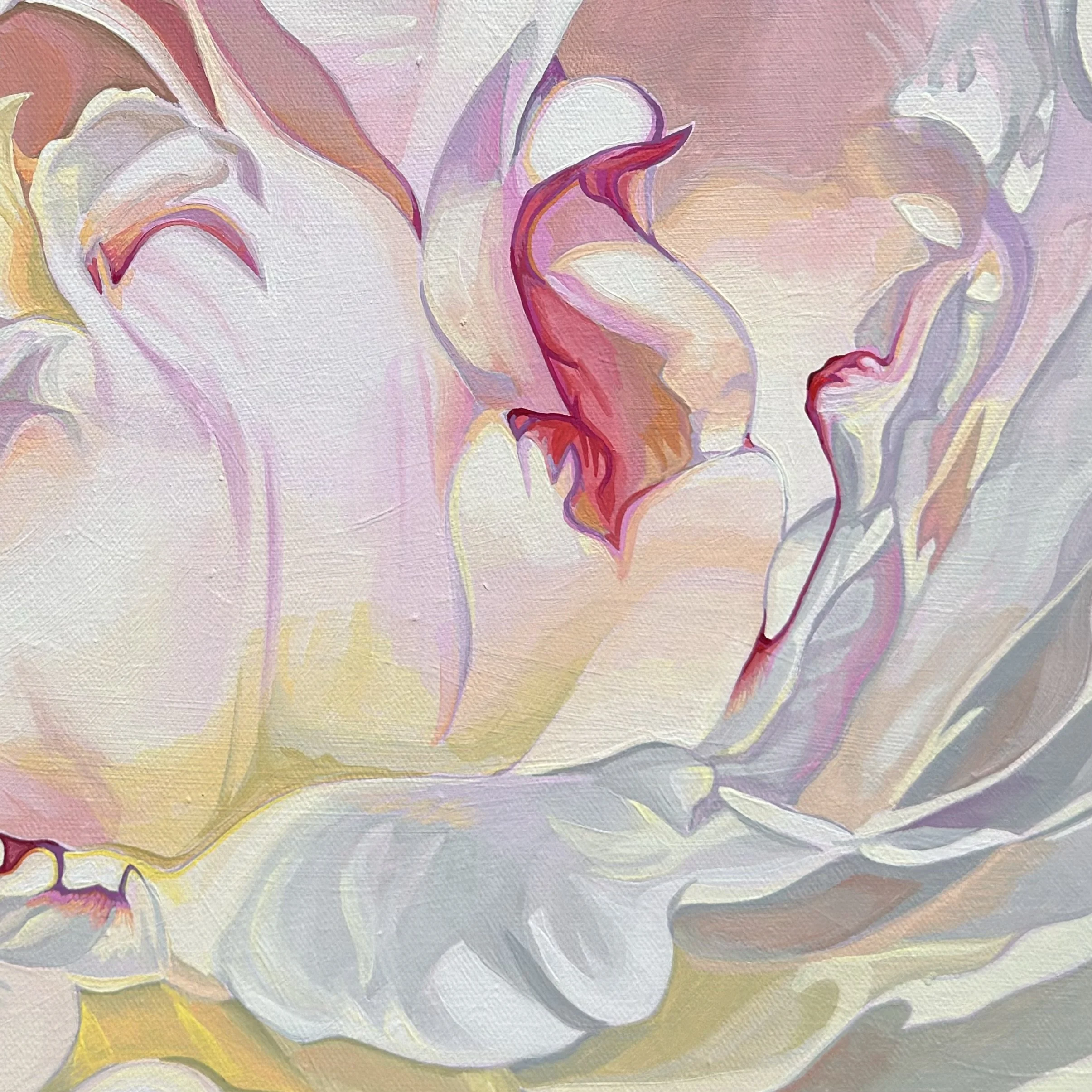 "Spring Elegance"  Painting by Vanya Ryan Detail 2.jpeg