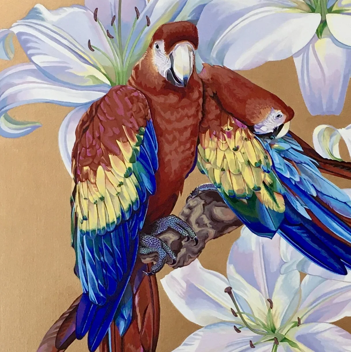 Parrots Paradise by Vanya Ryan - Detail 1.jpg