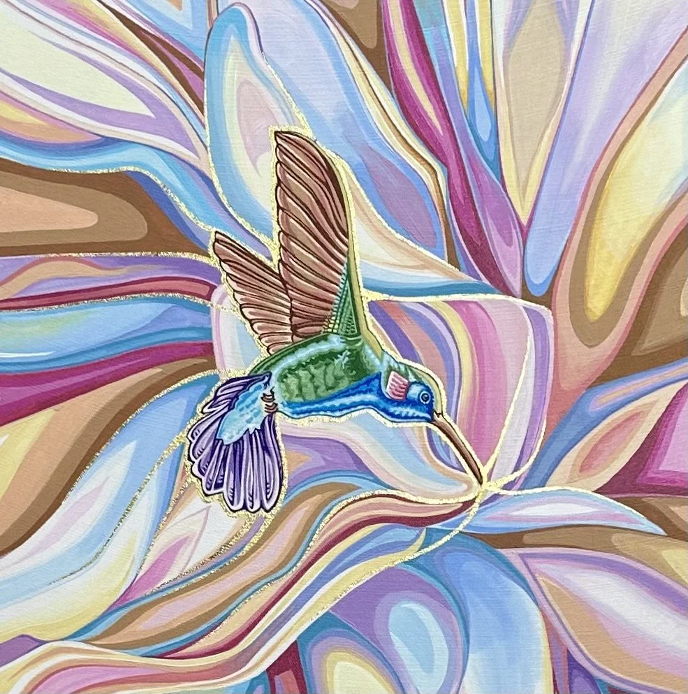 Hummingbird Fantasy by Vanya Ryan - Detail 1.jpg
