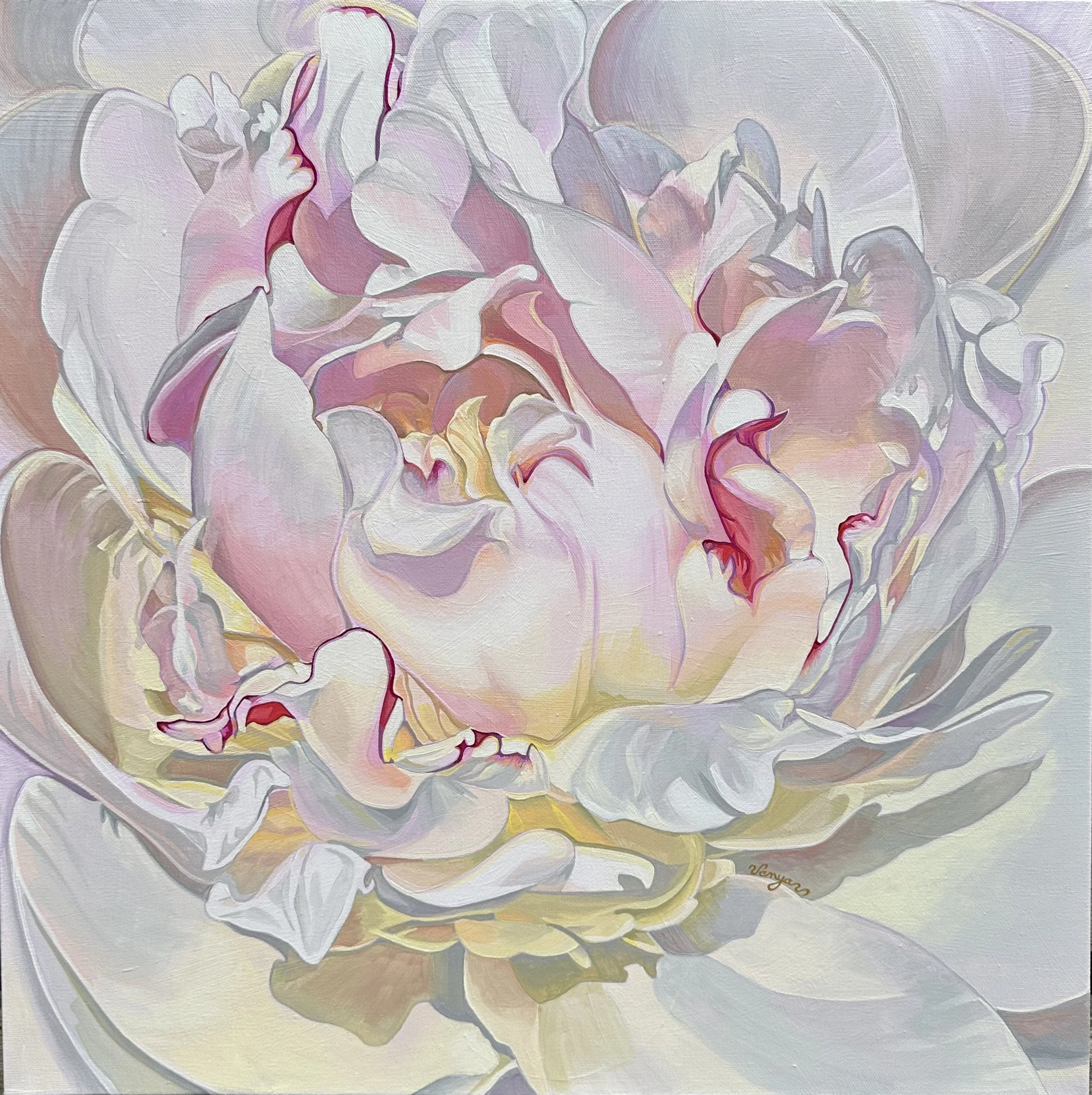 "Spring Elegance" Painting by Vanya Ryan 24x24x1.5 Acrylic on Stretched Canvas .jpeg