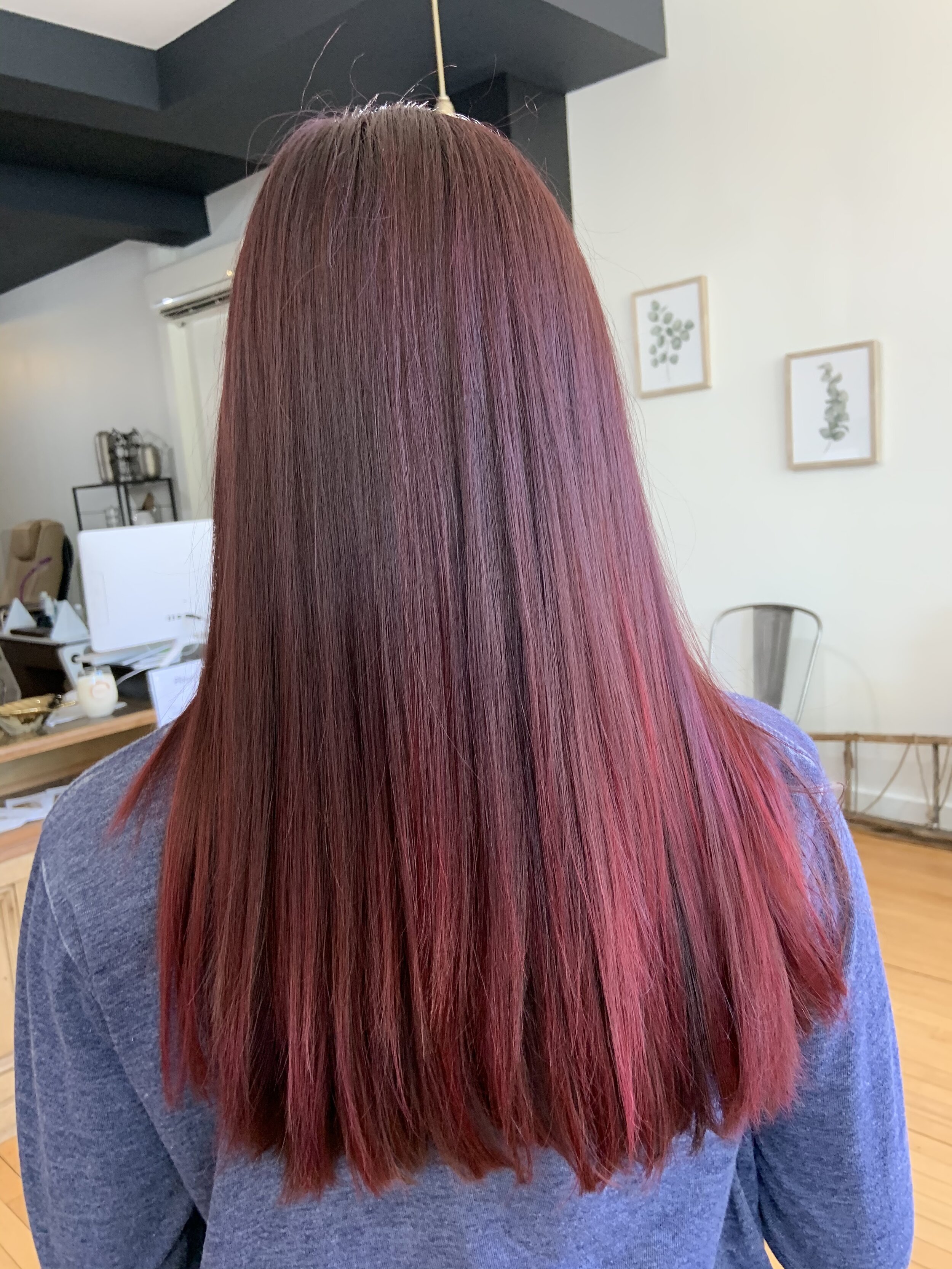 Fiery red created by Ciara Chagnon
