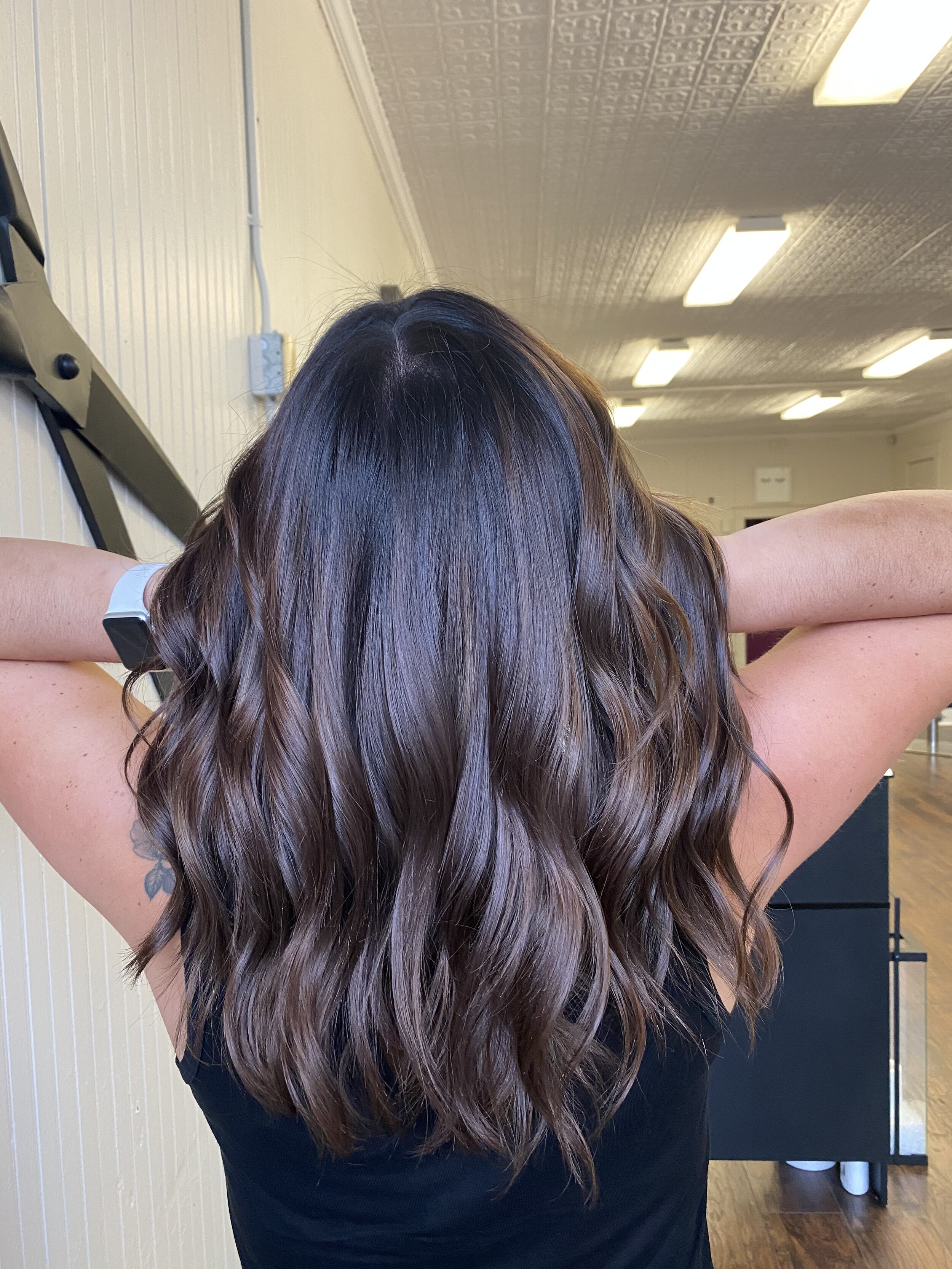 Melted brunette created by Carleigh Dlugosz
