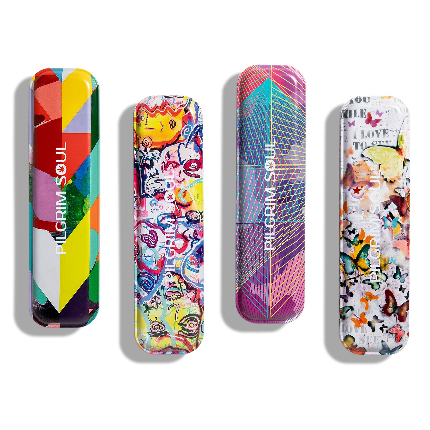 Stash Box Pencil Cases (Vape Tins): Female Street Artist Collection