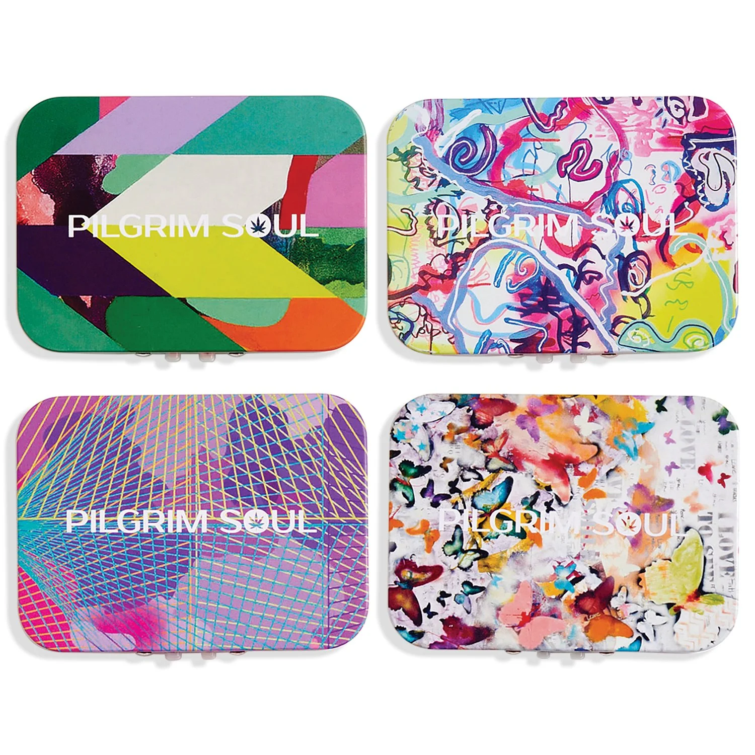 Stash Box Cases (Pre-roll Tins): Female Street Artist Collection