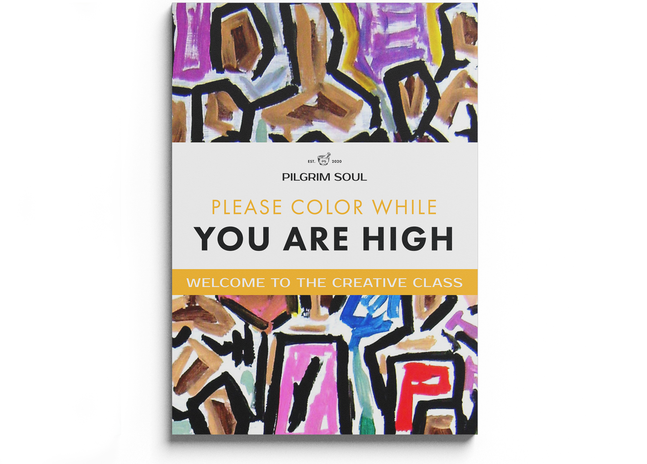 Coloring Book Vol 1 + Creative Thinking Journal Vol 2 + Pencil Set —  PILGRIM SOUL CREATIVE