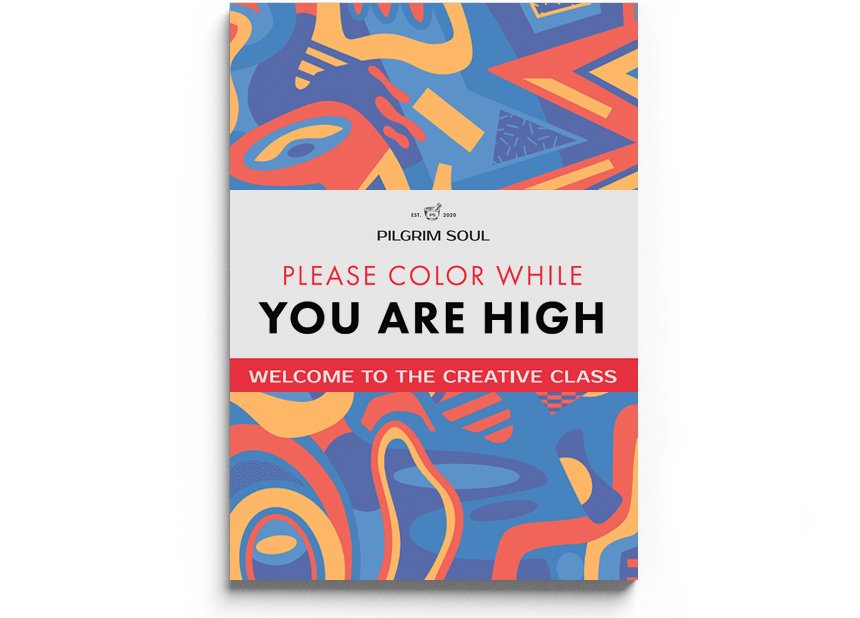 Mood Enhancing Coloring Book: Teen Slang Edition — PILGRIM SOUL CREATIVE