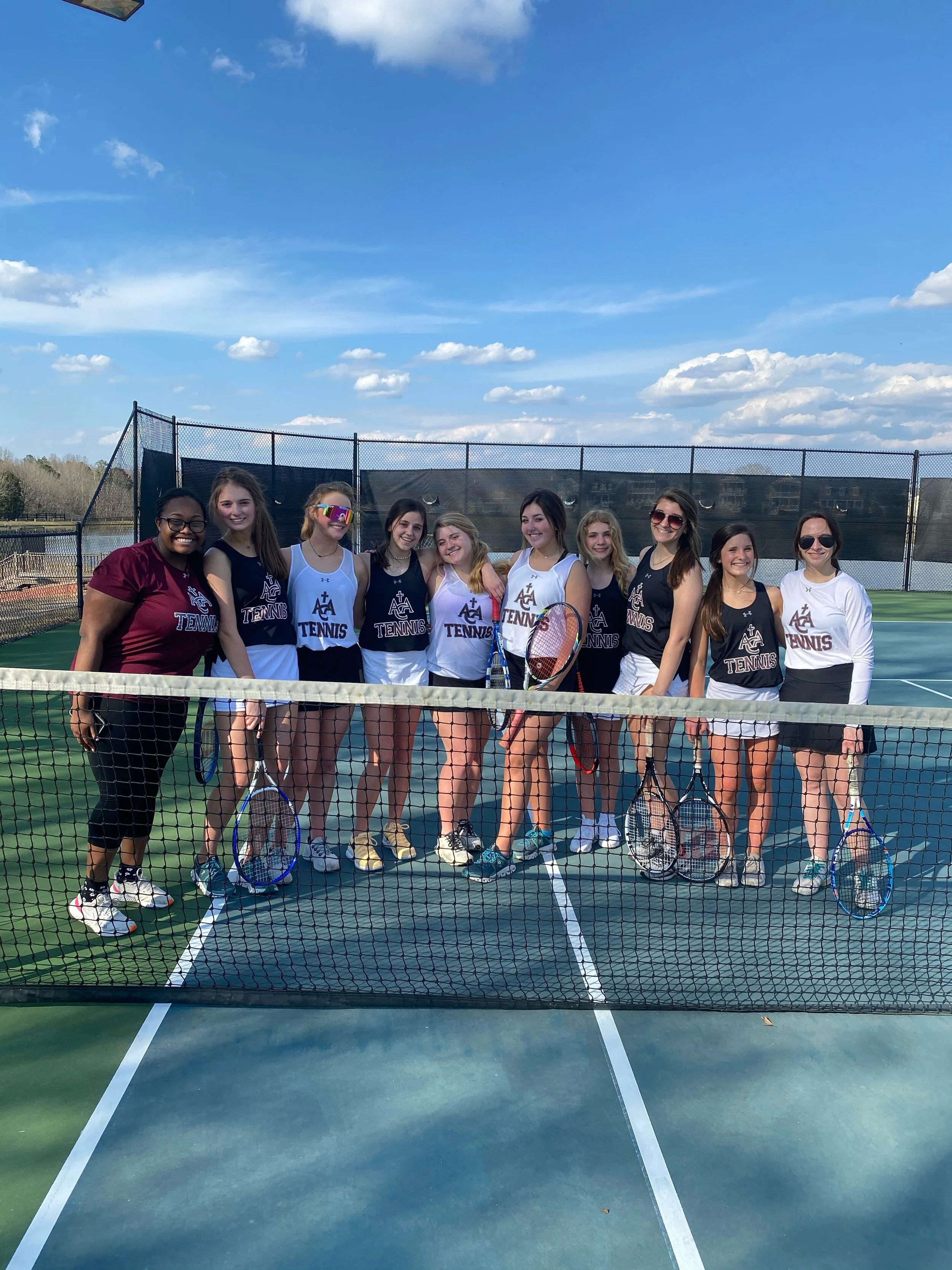 Lady Eagles Defeat BTW in Tennis