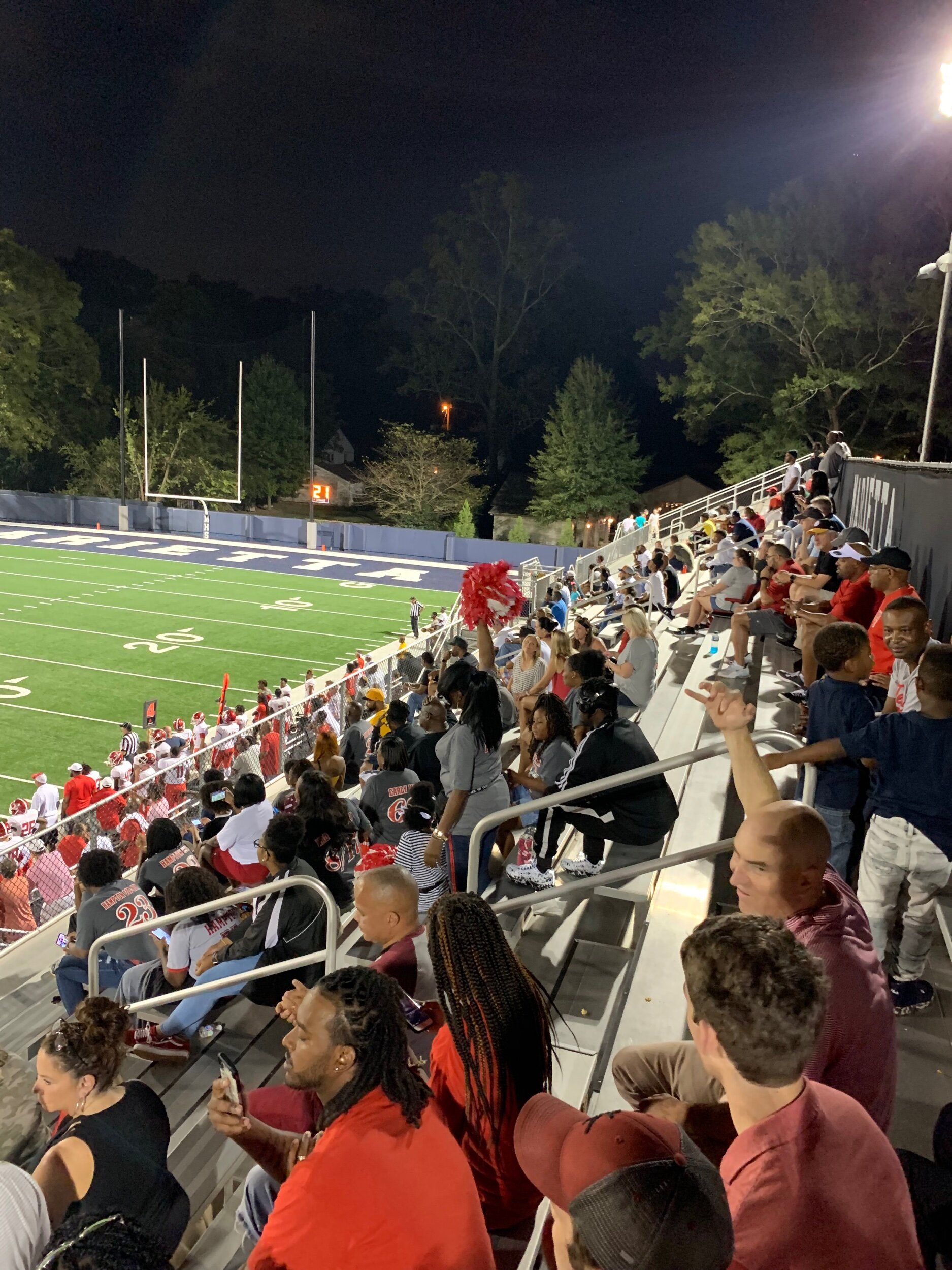 Edgewater brought a great crowd all the way from 32804!Total game attendance estimated at 4,500