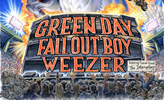 Green Day, Weezer, and Fall Out Boy join forces for 2020 stadium tour
