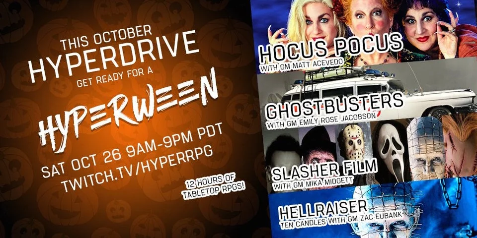Hyper RPG celebrates Halloween with Saturday's 12 hour TTRPG event Hyperween