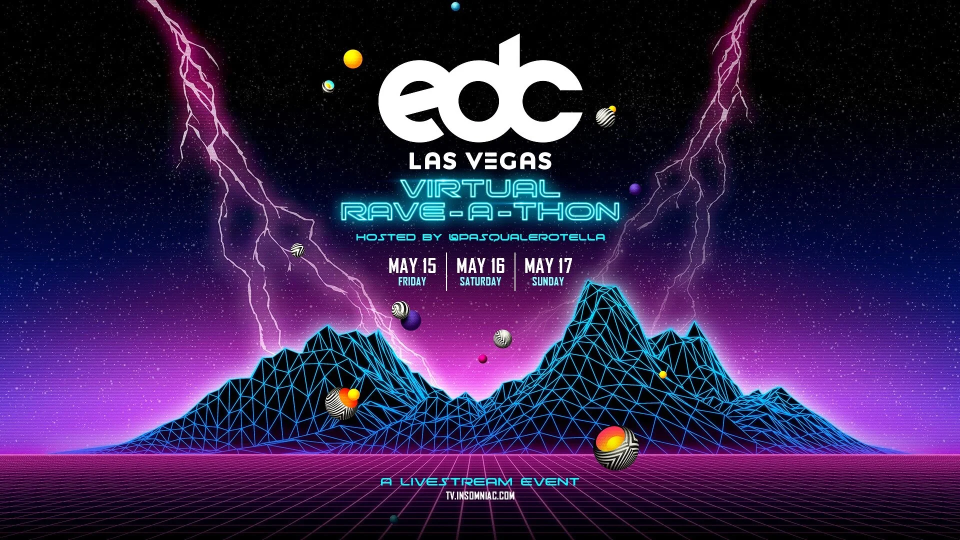 EDC Las Vegas Virtual Rave-A-Thon lineup announced