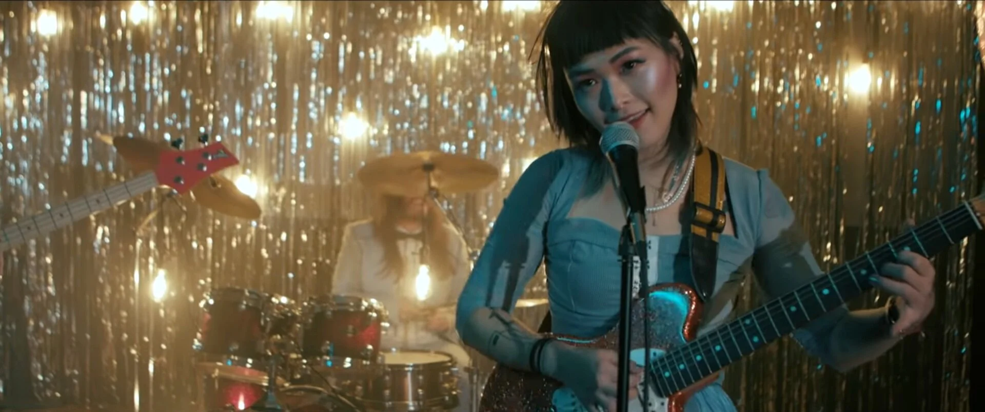 Covet rock a zombie prom in "Farewell" music video