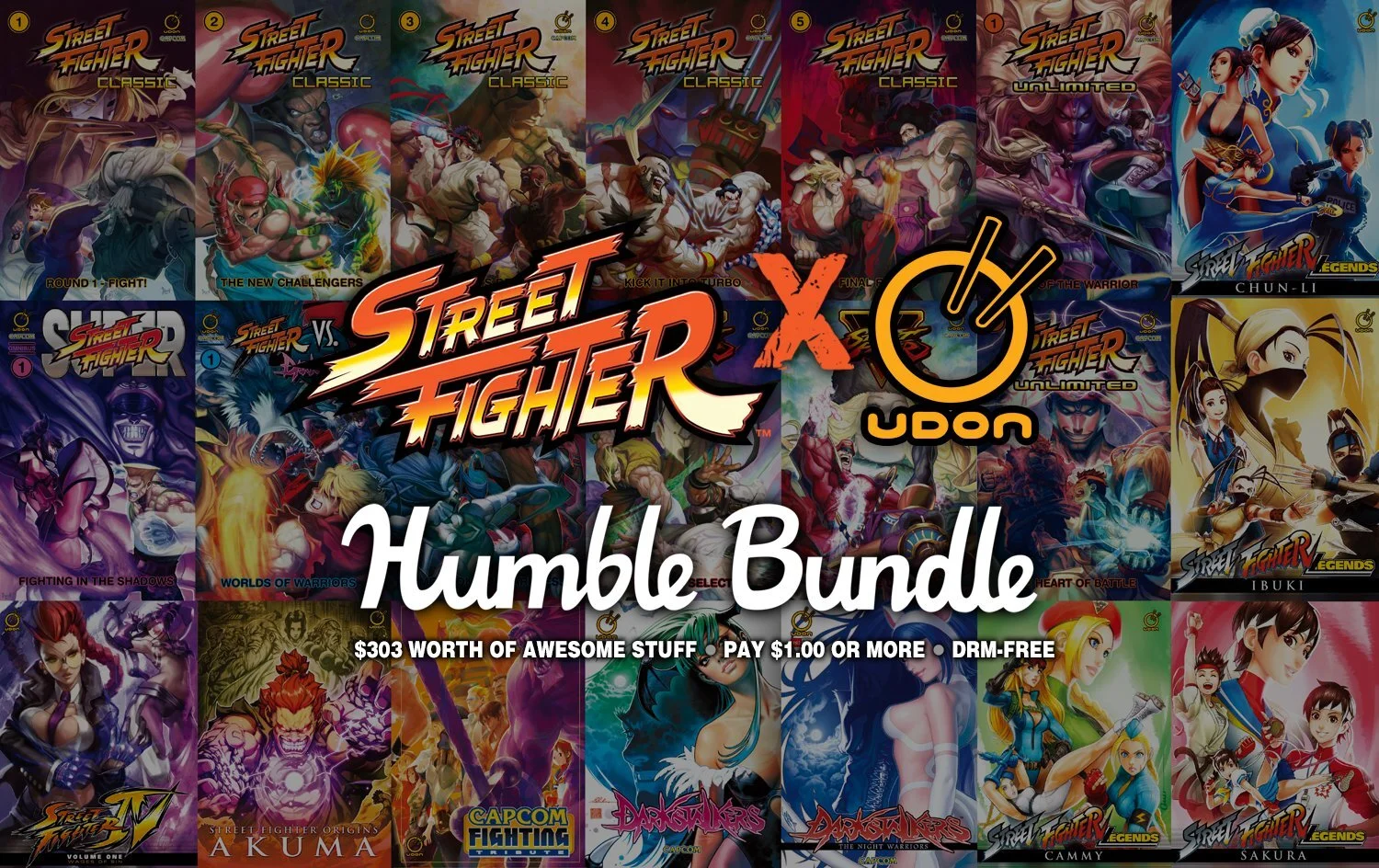 Street Fighter x Udon Humble Bundle is available now