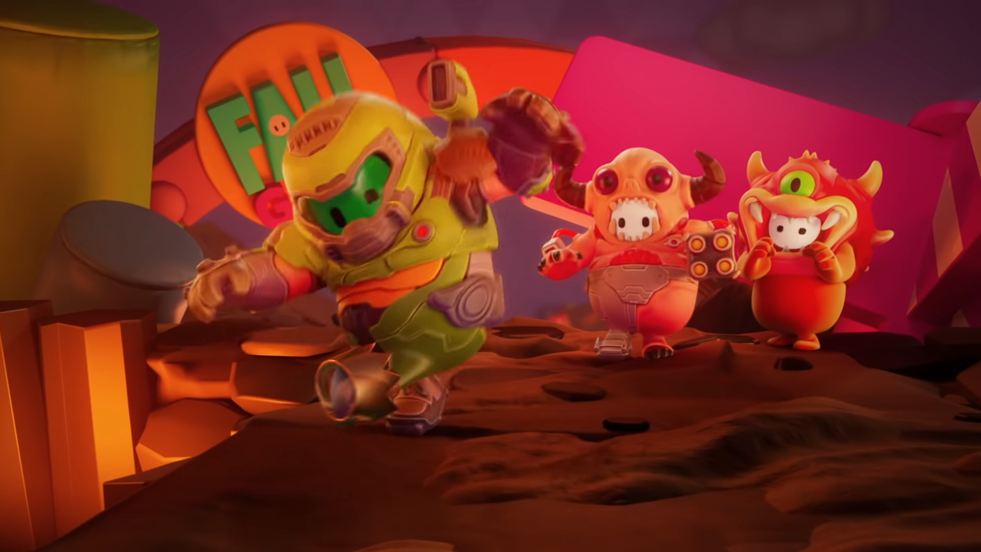 Doom costumes heading to Fall Guys on January 12