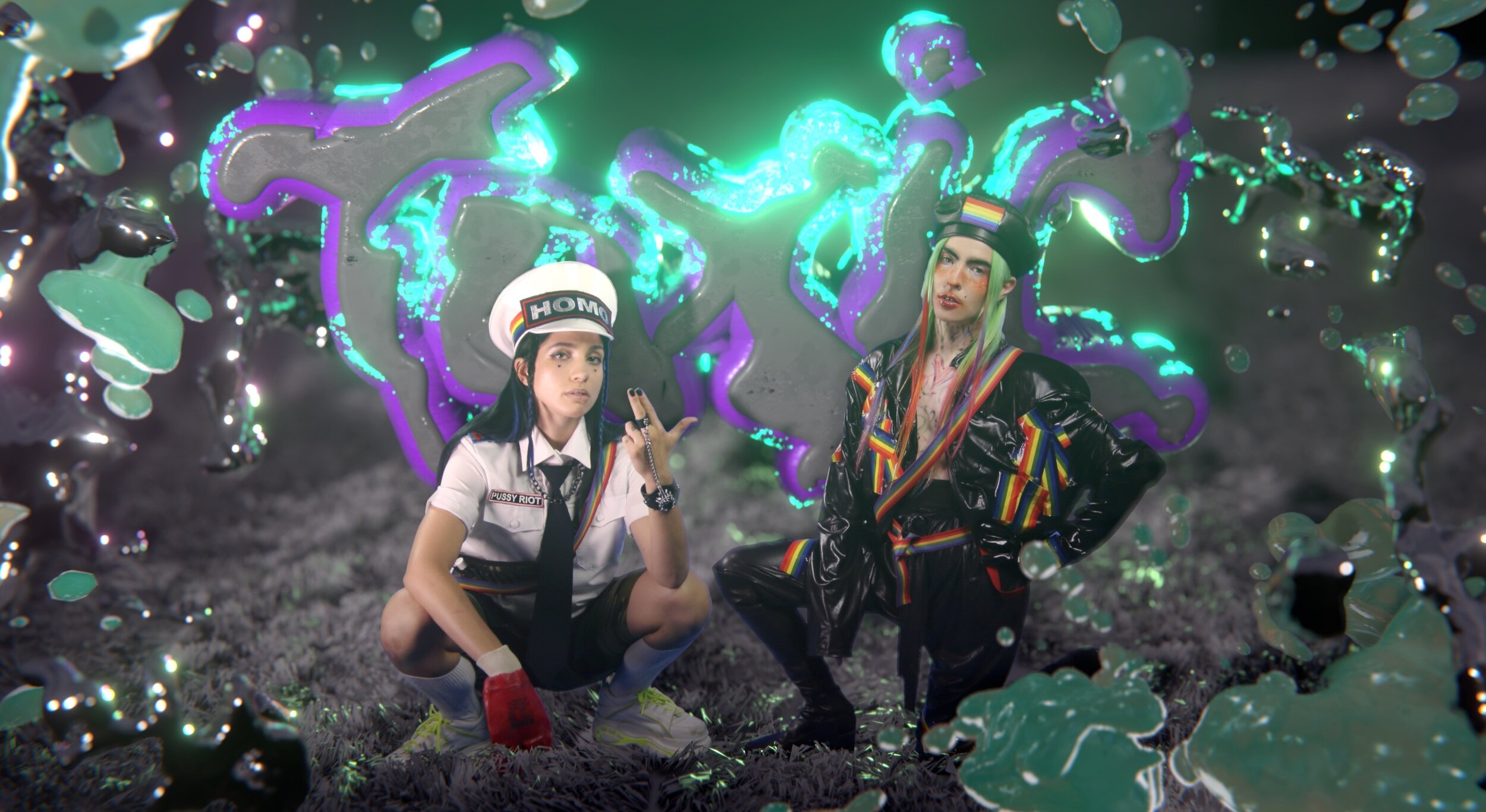Pussy Riot team up with Dorian Electra for "Toxic"