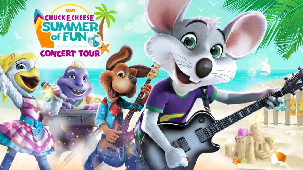 Chuck E. Cheese and Munch's Make Believe Band announce summer 2021 tour