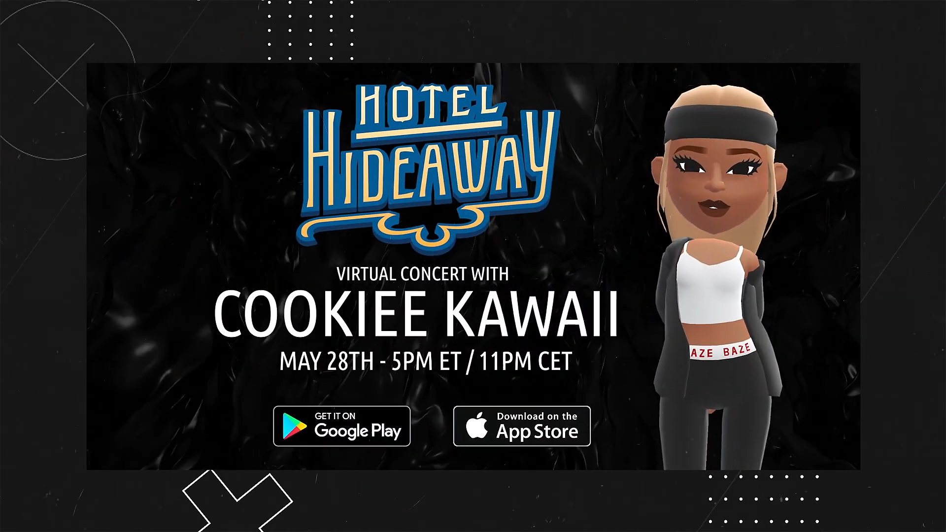 Hotel Hideaway announces virtual concert with Cookiee Kawaii