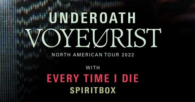 Underoath announce 2022 North American tour with Every Time I Die and Spiritbox