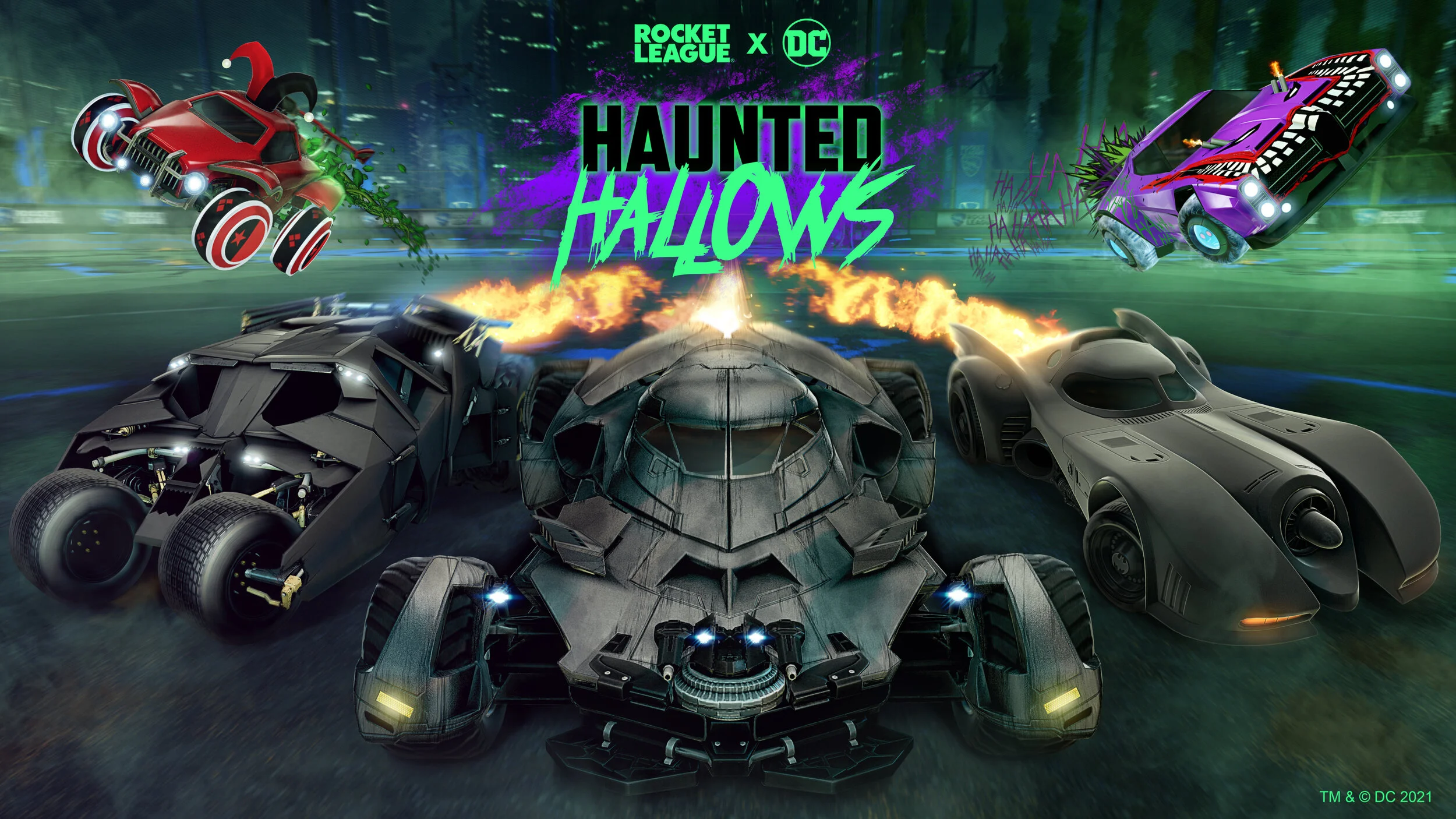 Batman returns to Rocket League for Haunted Hallows event