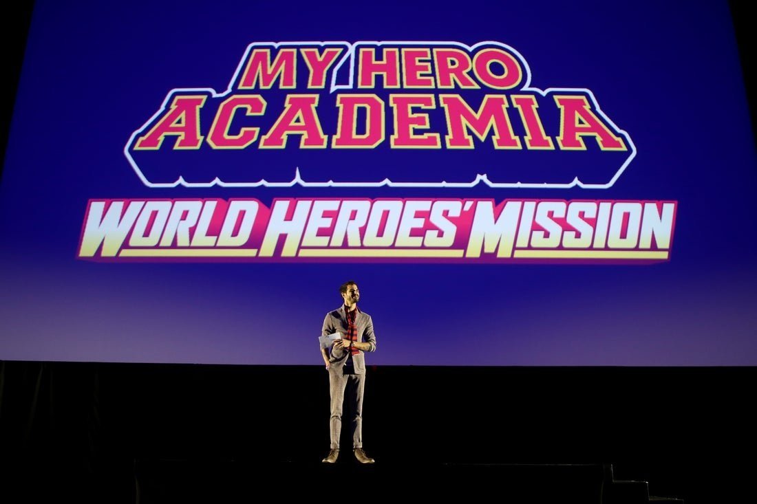 Ryan Colt Levy speaks onstage at The Los Angeles premiere of \"My Hero Academia: World Heroes' Mission\" at L.A. LIVE on October 26, 2021 in Los Angeles, California. (Photo by Phillip Faraone/Getty Images for Funimation ) 
