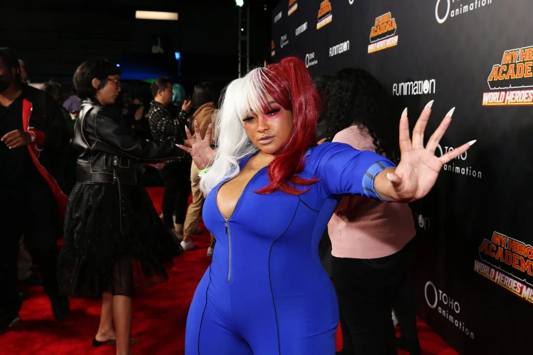  General atmosphere at The Los Angeles premiere of \"My Hero Academia: World Heroes' Mission\" at L.A. LIVE on October 26, 2021 in Los Angeles, California. (Photo by Phillip Faraone/Getty Images for Funimation ) 
