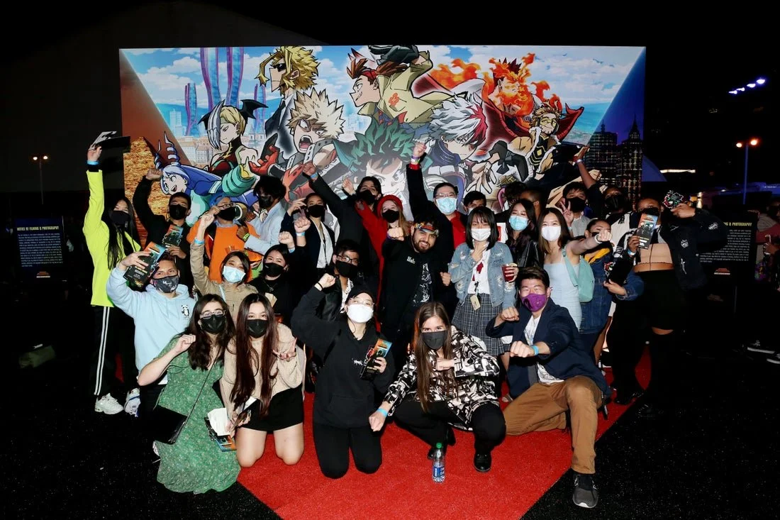  General atmosphere at The Los Angeles premiere of \"My Hero Academia: World Heroes' Mission\" at L.A. LIVE on October 26, 2021 in Los Angeles, California. (Photo by Phillip Faraone/Getty Images for Funimation ) 