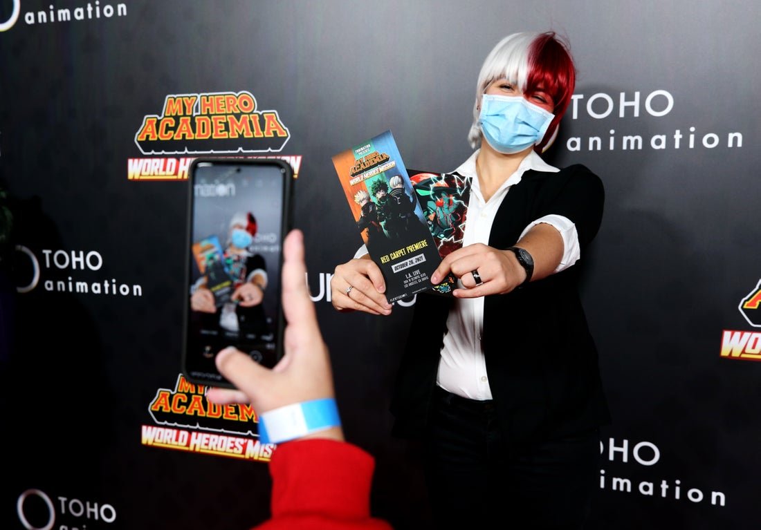  General atmosphere at The Los Angeles premiere of \"My Hero Academia: World Heroes' Mission\" at L.A. LIVE on October 26, 2021 in Los Angeles, California. (Photo by Phillip Faraone/Getty Images for Funimation ) 