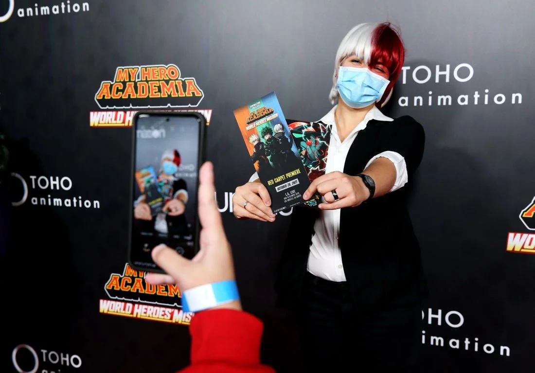  General atmosphere at The Los Angeles premiere of \"My Hero Academia: World Heroes' Mission\" at L.A. LIVE on October 26, 2021 in Los Angeles, California. (Photo by Phillip Faraone/Getty Images for Funimation ) 