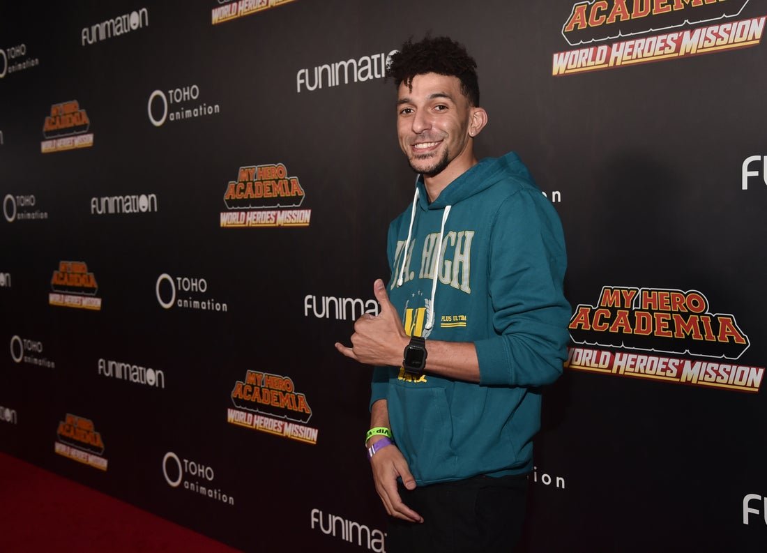  Khleo Thomas attends The Los Angeles Premiere Of \"My Hero Academia: World Heroes' Mission\" at L.A. LIVE on October 26, 2021 in Los Angeles, California. (Photo by Alberto E. Rodriguez/Getty Images for Funimation ) 