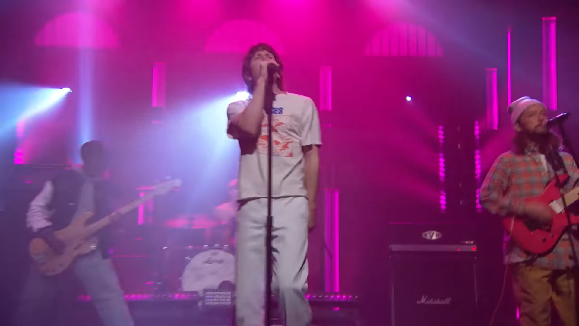 WATCH: Turnstile perform "Mystery" and "T.L.C. (Turnstile Love Connection)" on Late Night with Seth Meyers