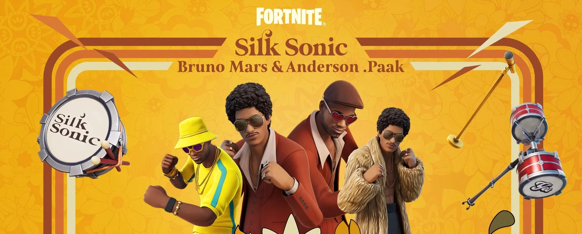 Silk Sonic (Bruno Mars and Anderson .Paak) to be featured in Fortnite