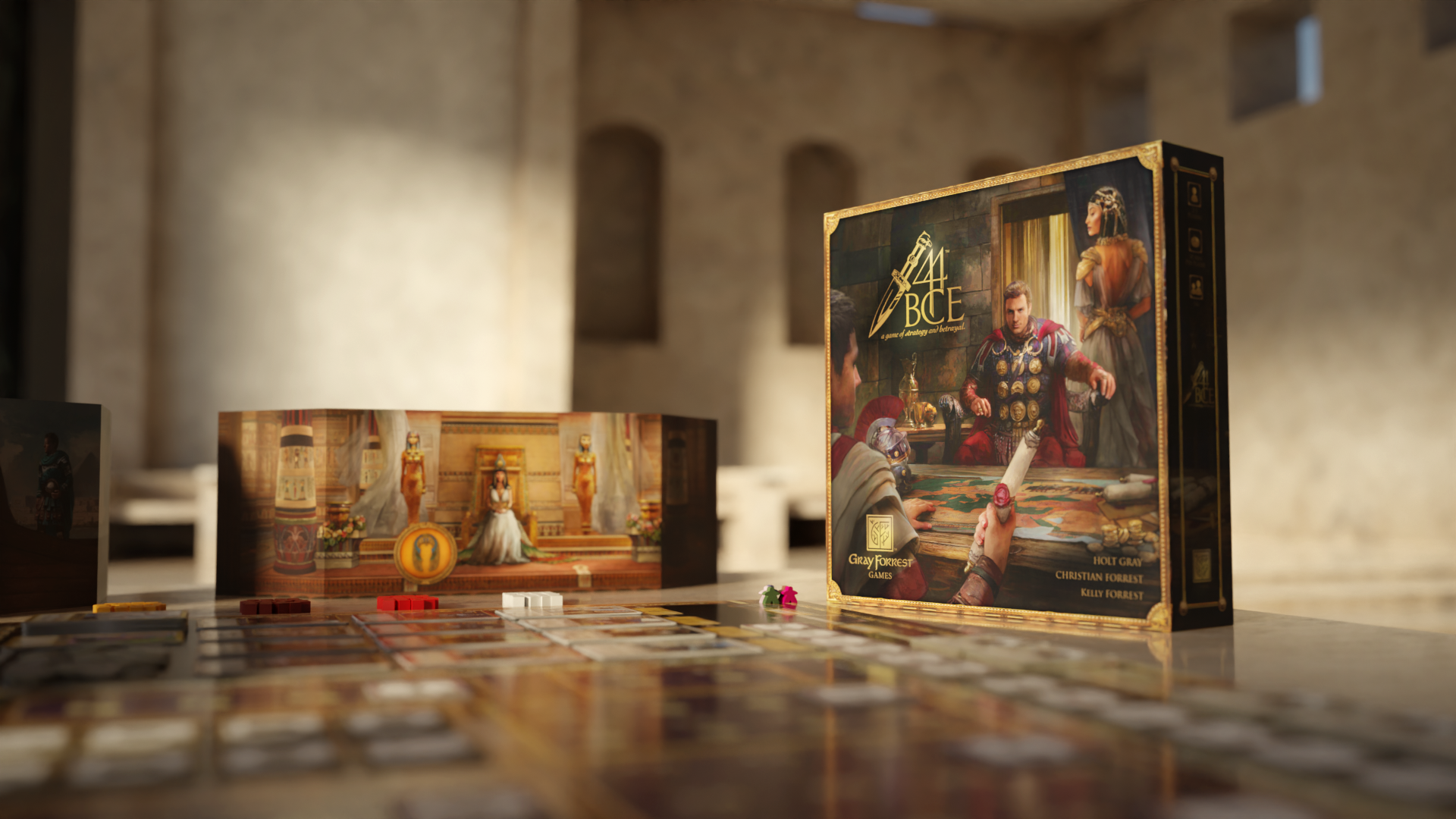 Gray Forrest Games announces 44 BCE Kickstarter launch (appearing at PAX East 2022)