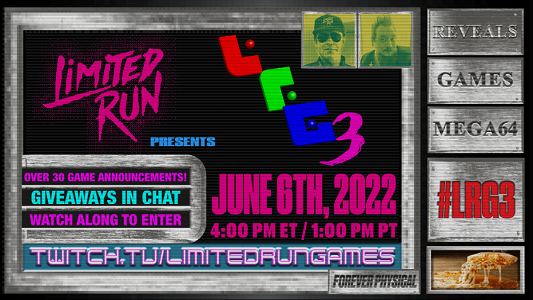 Limited Run Games announces 33 forthcoming physical releases at LRG3 Summer Showcase
