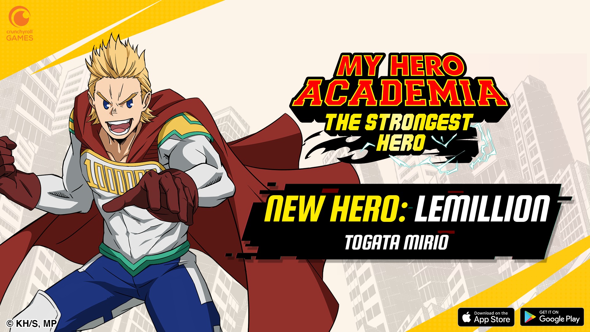 Lemillion arrives in My Hero Academia: The Strongest Hero today