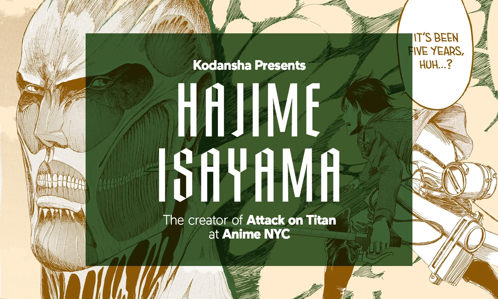 Attack on Titan creator Hajime Isayama to make debut U.S. appearance at Anime NYC 2022