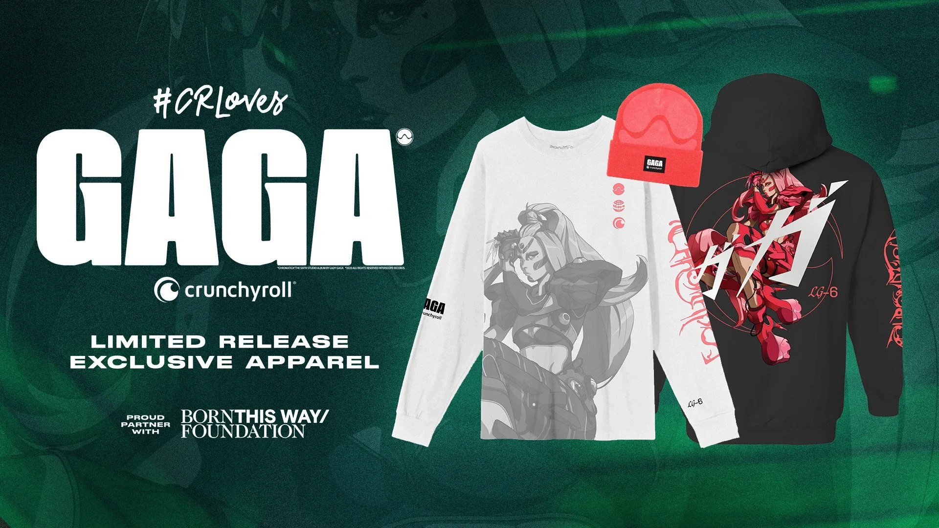 Crunchyroll and Lady Gaga to release second Crunchyroll Loves streetwear collaboration