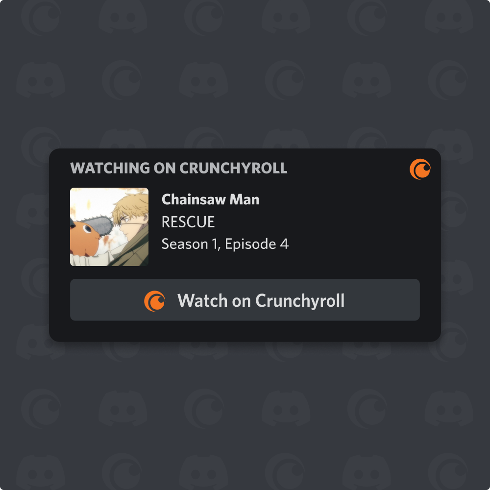 Crunchyroll users on Discord can now show what anime they're watching with Rich Presence