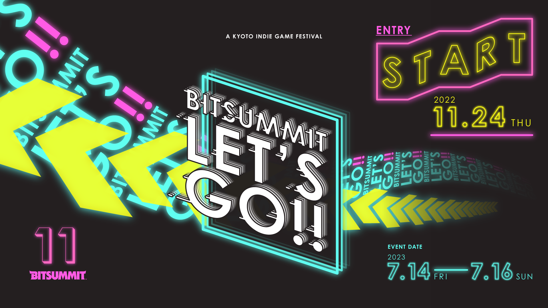 BitSummit 2023 (titled BitSummit Let’s Go!!) announced for July 2023 in Kyoto