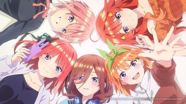 Crunchyroll releases English dub trailer for The Quintessential Quintuplets Movie