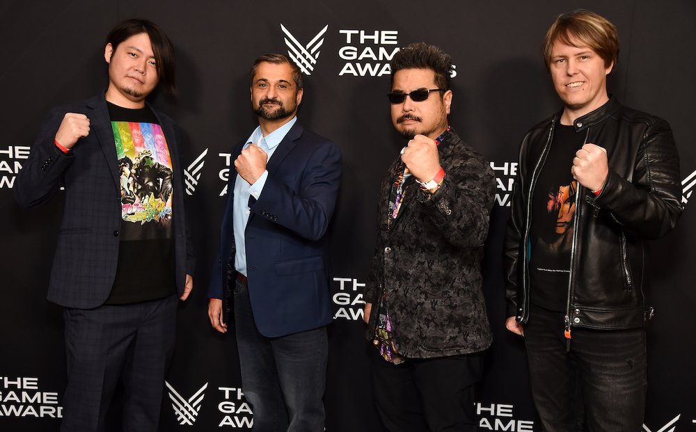  Kentaro Matano, Meelad Sadat, Kasuhiro Harada and Michael Murray attend “The Game Awards 2022” at the Microsoft Theater on December 8, 2022 in Los Angeles, California. (Photo by Scott Kirkland/PictureGroup for The Game Awards) 