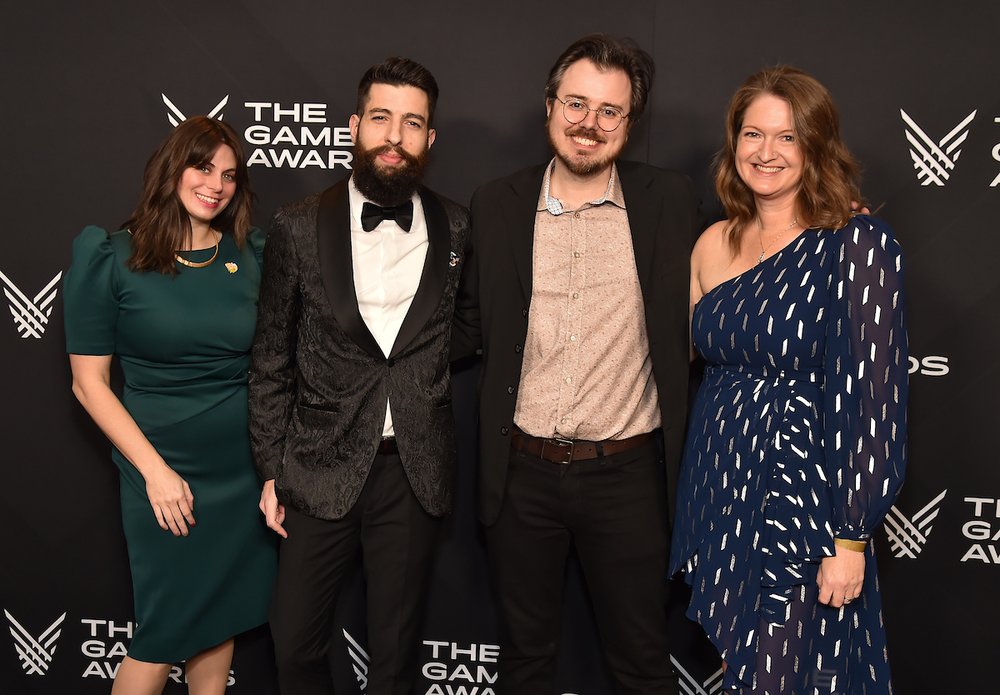 Emily Liles, Kevin Regamey, Andrew Shouldice and Rebekah Saltsman attend “The Game Awards 2022” at the Microsoft Theater on December 8, 2022 in Los Angeles, California. (Photo by Scott Kirkland/PictureGroup for The Game Awards)