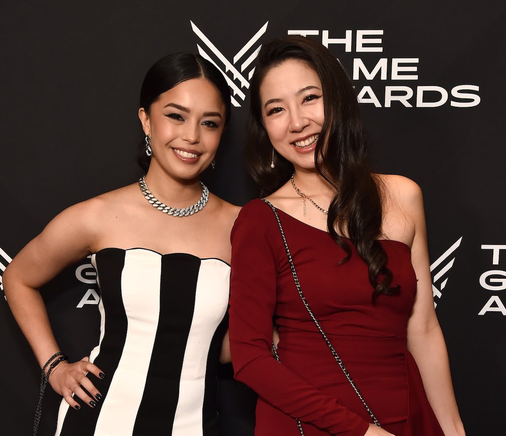 Rachell Hofstetter and Leslie Fu attend “The Game Awards 2022” at the Microsoft Theater on December 8, 2022 in Los Angeles, California. (Photo by Scott Kirkland/PictureGroup for The Game Awards) 