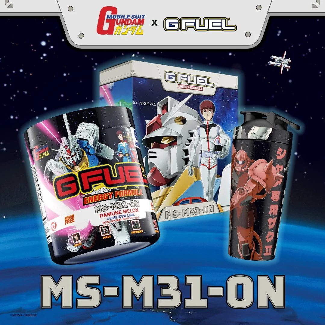 G FUEL announces Mobile Suit Gundam collaboration