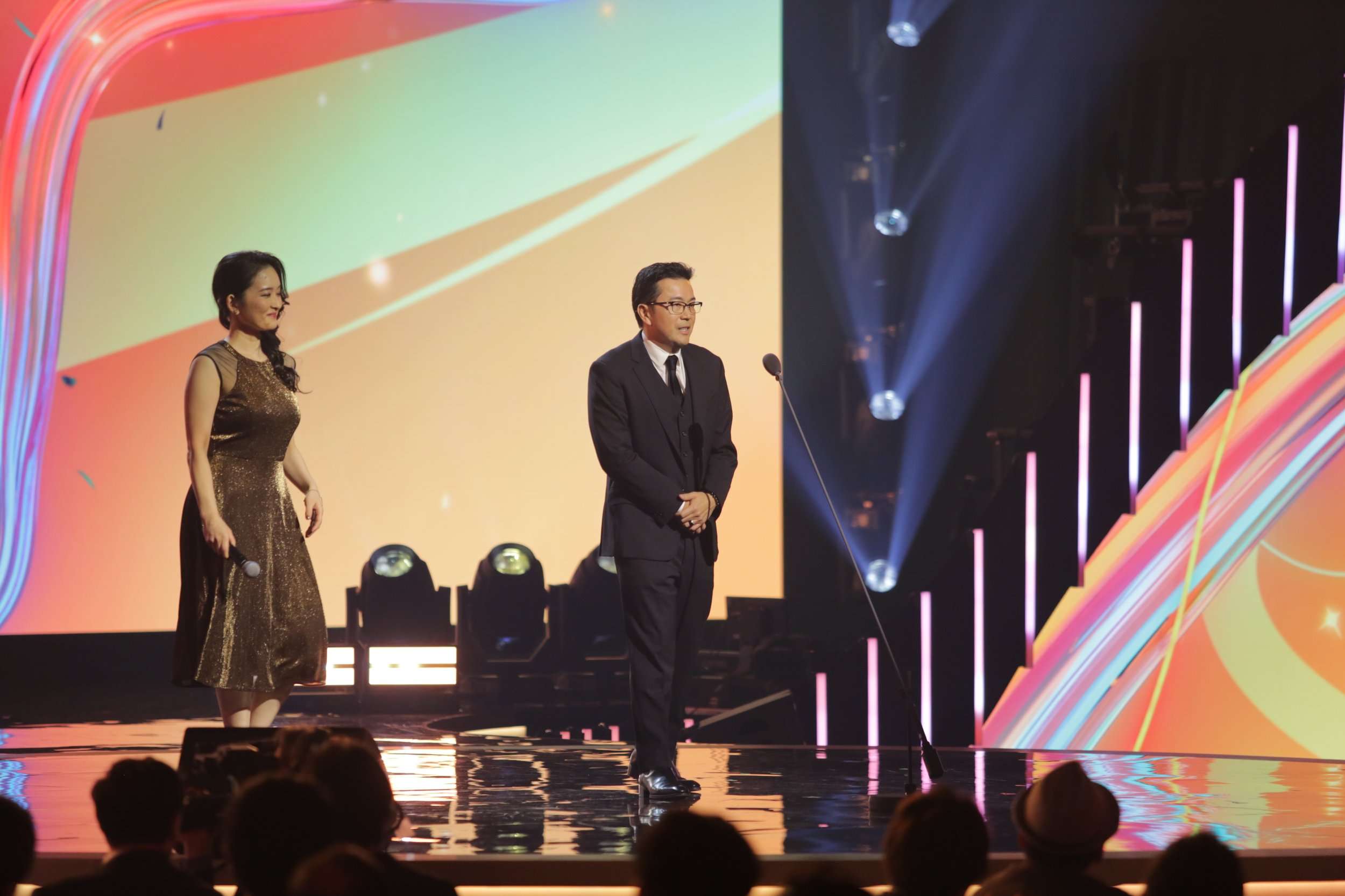 Director Justin Lin at the 2023 Crunchyroll Anime Awards live from Tokyo on Saturday, March 4, 2023.JPG