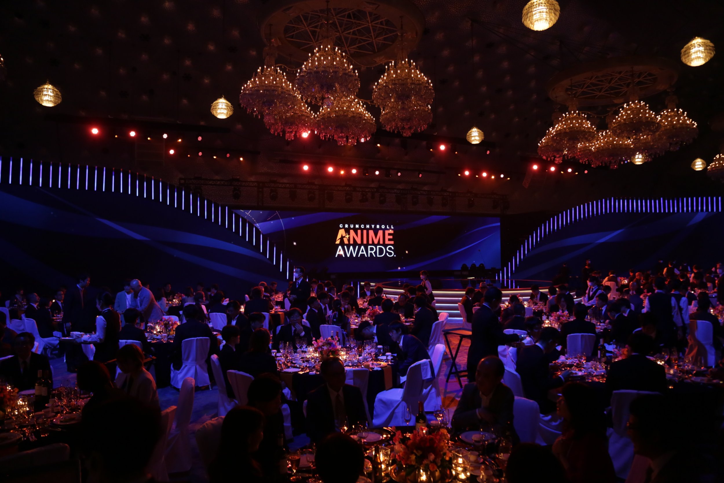 The stage is set for the Crunchyroll Anime Awards 2023 live from Tokyo, Japan on March 4, 2023.JPG